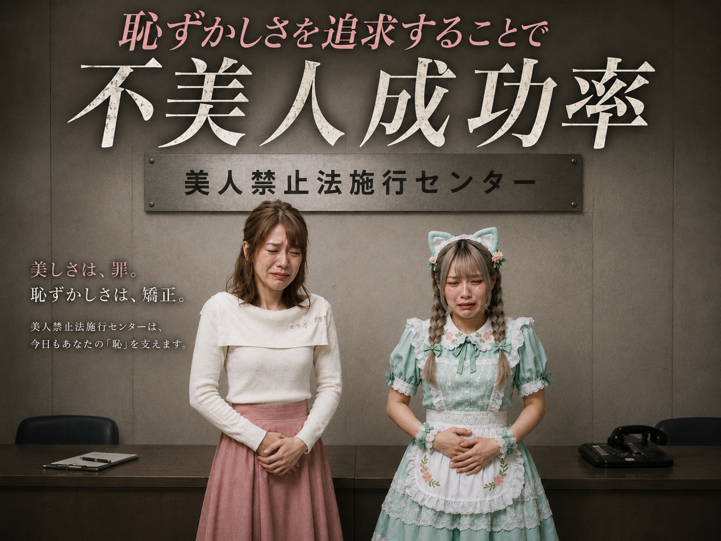 恥ずかしさを追求することで不美人成功率